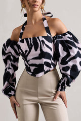 WB_HR_CL132248018-TheatricZebraPrintHalter-NeckCorsetTopWithPuff-Sleeves_HR_CL132253059-OnStageChampagneCroppedCapriPantsWithKnotDetail10_fa252680-71c8-48b1-a7e7-59f7f06e36bf