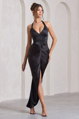 WB_HR_CL133050002-Rebecca_BlackSatinPlungeHalter-NeckOpen-BackSplitMaxiDressBLACK7