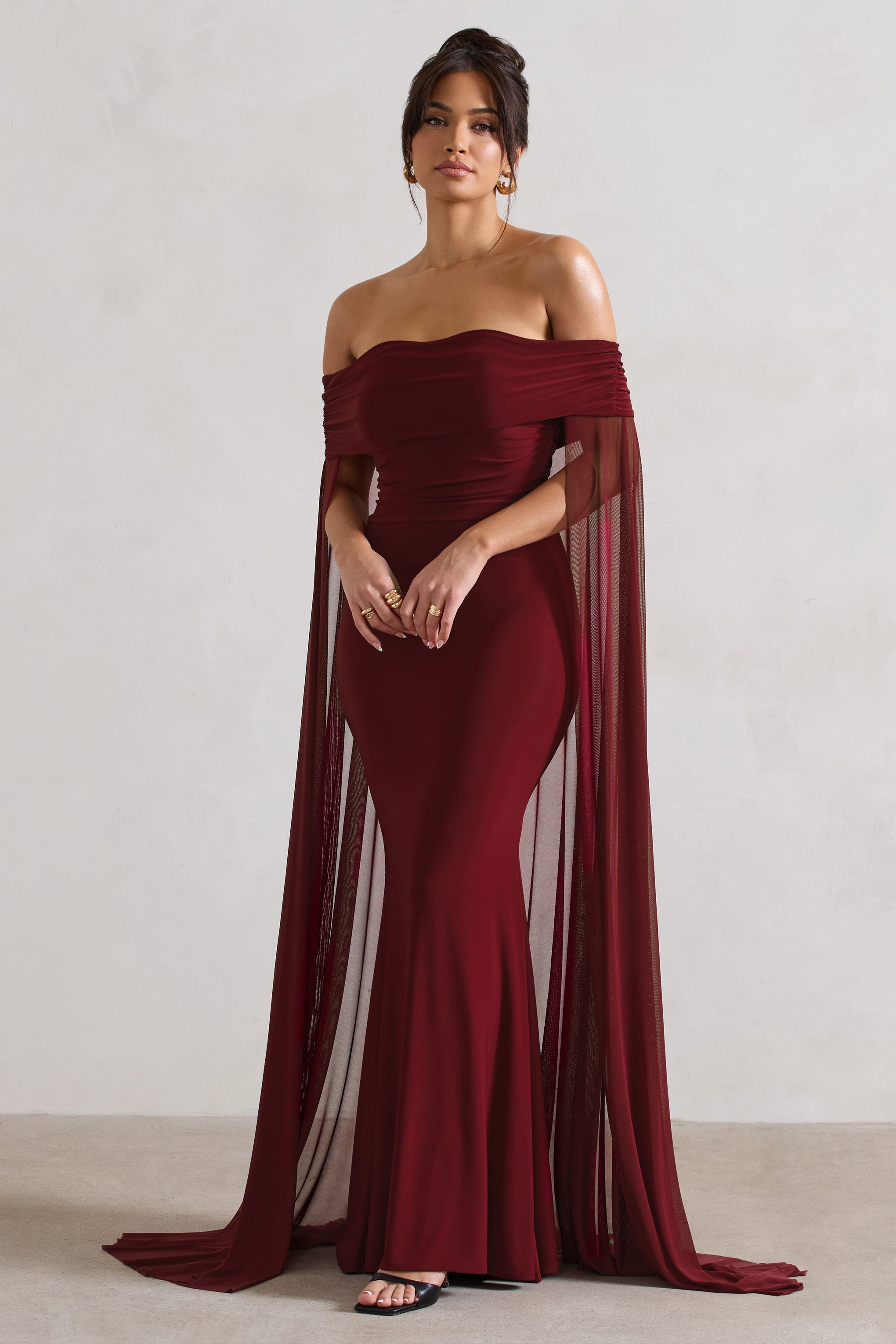 WB_CL131000037-CarlottaBerryBardotMaxiDressWithChiffonCape3